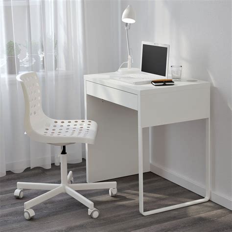 Narrow Computer Desk Ikea MICKE White for Small Space # ...