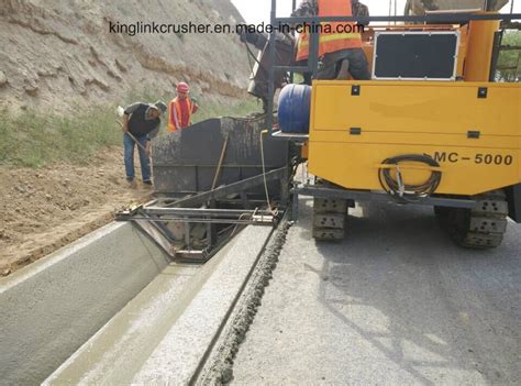 Slipform Concrete Curbing Machine/Concrete Placer/Spreader Mc5000 for ...