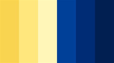 Blues For Yellows Color Palette | Color palette yellow, Blue color schemes, Color palette challenge