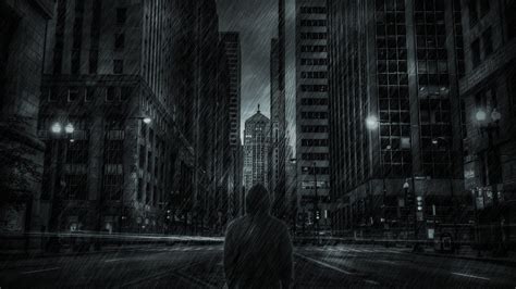 Night rainy city wallpapers and images - wallpapers, pictures, photos