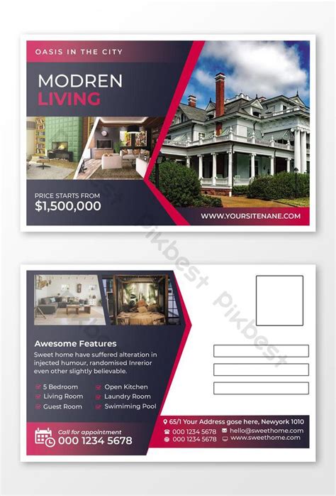 Real Estate Postcard Template | PSD Free Download - Pikbest