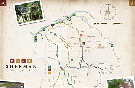 Sherman County Travel Map - Sherman County