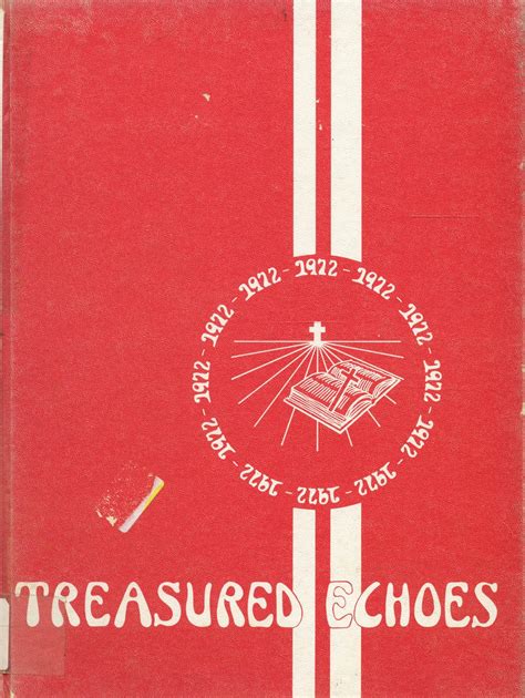 1972 yearbook from Oklahoma Bible Academy from Enid, Oklahoma for sale