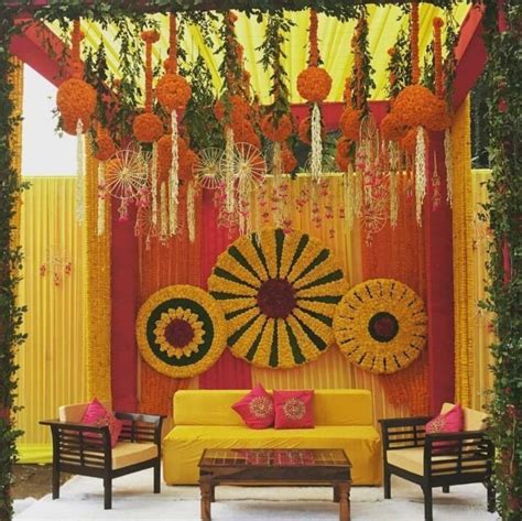 Get the best DIY Mehndi Decor ideas our favourite DIY décor inspiration | Mehndi stage decor ...