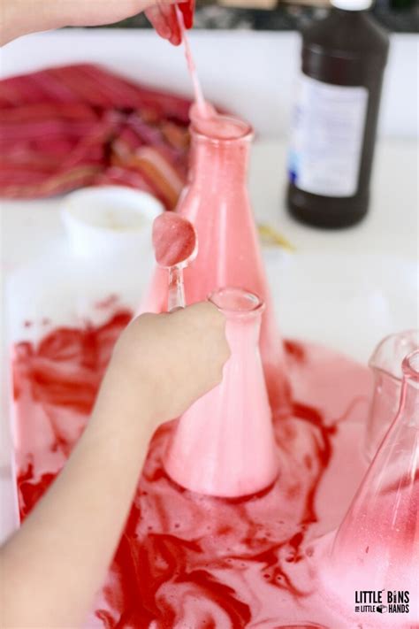 Valentines Day Hydrogen Peroxide Yeast Experiment Elephant Toothpaste