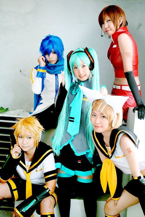 Vocaloid Group Cosplay | Vocaloid cosplay, Miku cosplay, Cosplay anime