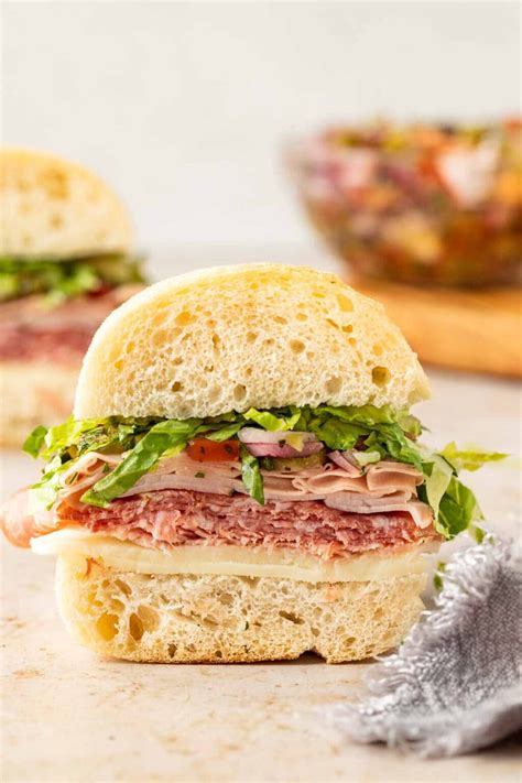 Italian Sub Sandwich Recipe - Dinner, then Dessert