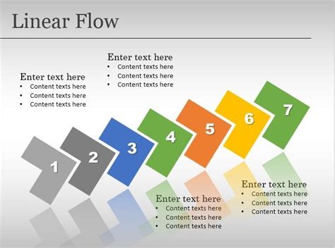 Free Linear Flow Template for PowerPoint - Free PowerPoint Templates - SlideHunter.com