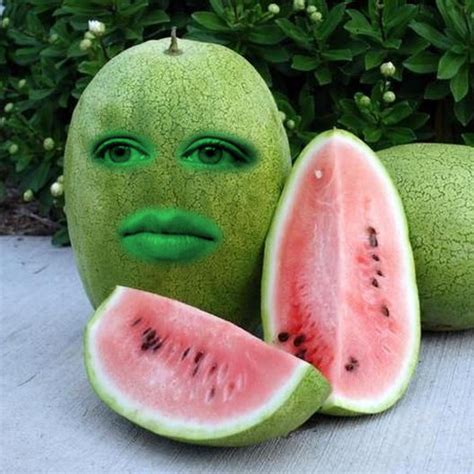 Watermelon with a face by AldrineRowdyruffBoy on DeviantArt