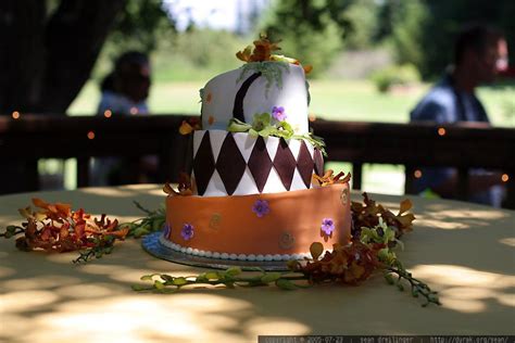 photo: our crooked wedding cake - by seandreilinger