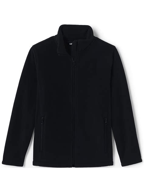 Lands' End School Uniform Kids Full-Zip Mid-Weight Fleece Jacket - Walmart.com