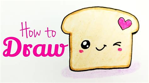 HOW TO DRAW A BREAD | Bread Drawing Tutorial For Kids | Step by Step Tutorial - YouTube