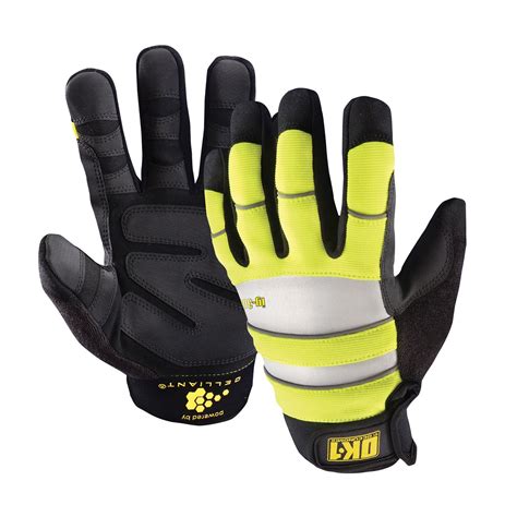 Occunomix Waterproof Winter Hi Vis Gloves