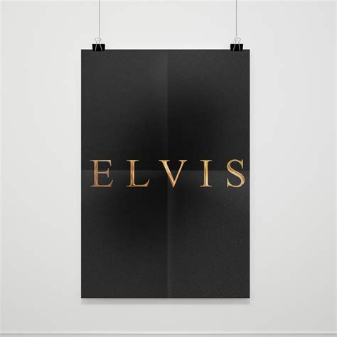 Elvis Logo Poster