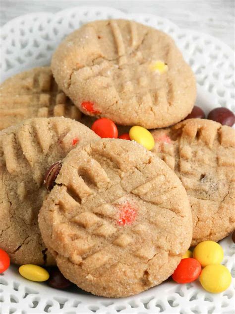 Reese's Peanut Butter Cookies - Boston Girl Bakes