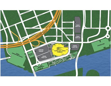 Parking locations around the arena | Map, Arenas, Arena