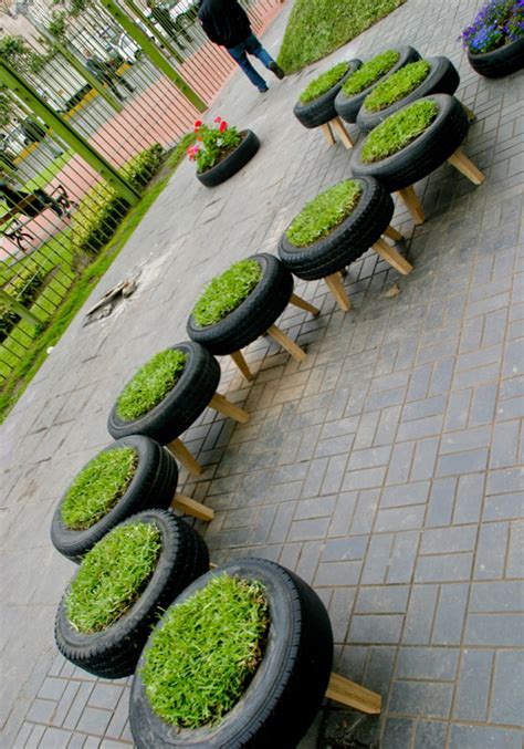 25 Creative Ideas To Reuse Old Tires - Architecture & Design