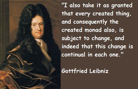 Gottfried Leibniz's quotes, famous and not much - QuotationOf . COM