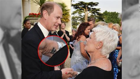 Dame Judi Dench got a tattoo for the first time. It's on her wrist and ...