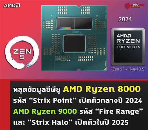 Welcome to Vmodtech.com : | หลุดข้อมูลซีพียู AMD Ryzen 8000 รหัส “Strix ...