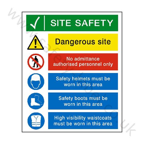 Site Entrance Sign | Safety-Label.co.uk