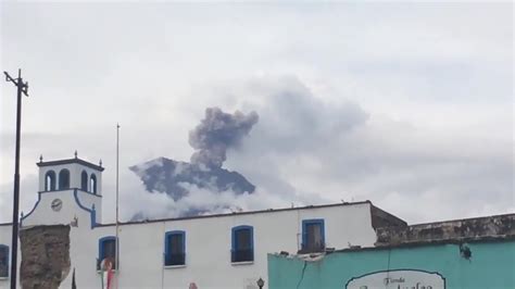 Mexico Volcano Erupts after Earthquakes - Videos from The Weather Channel