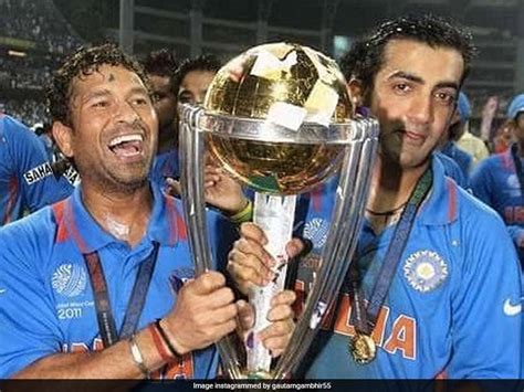 Gautam Gambhir Annoyed With "Obsession For A Six", Says "Entire Indian Team" Won 2011 World Cup ...