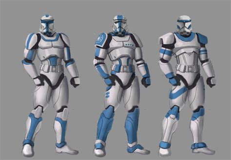 ArtStation - clone trooper phase III character design