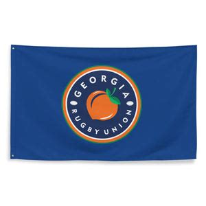 Georgia Rugby Union Wall Flag - Rugby Imports