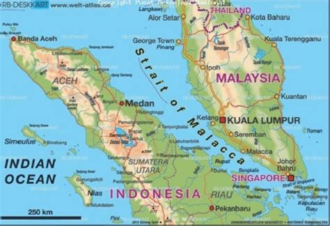 7 Karakteristik Selat Malaka dan Kondisi Geografisnya Lengkap