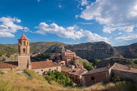 Albarracin, Medieval Village in Teruel, Spain. Stock Photo - Image of ...