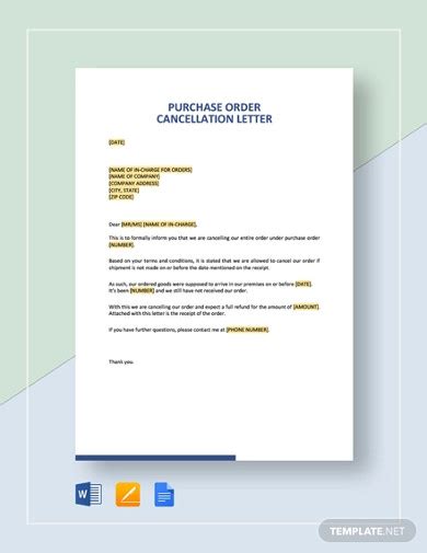 Purchase Letter - 15+ Examples, Format, PDF