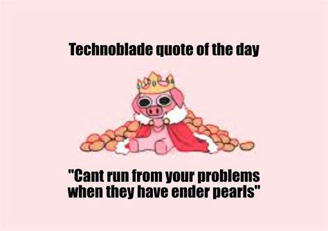 Day #1 of Technoblade quotes (repost because original had grammatical errors) : r/Technoblade