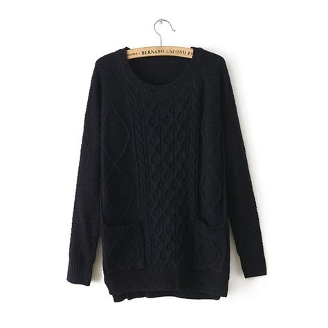 Stylish Round Collar Sweater Dress on Luulla