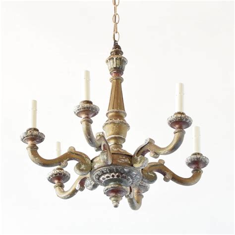 Distressed Italian Chandelier - The Big Chandelier