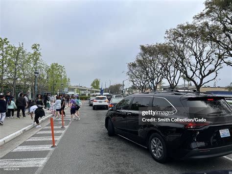 Disneyland resort passenger drop off area in Anaheim, California,... News Photo - Getty Images