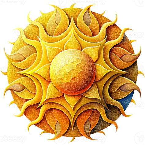 AI generated sun art, sunlight 41278075 PNG