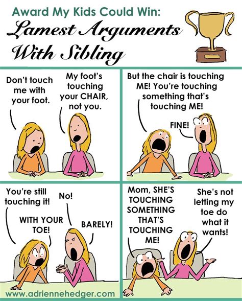 Cartoon: My kids could win the award for "Lamest Argument With Sibling." | My Stuff | Pinterest ...