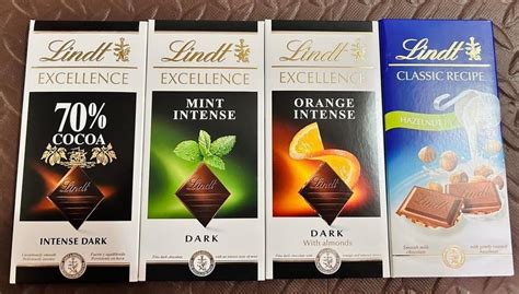 Lindt Chocolate Bar, Food & Drinks, Other Food & Drinks on Carousell