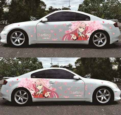 Calcomanía de automóvil anime ITASHA Zero Two Car Wrap se adapta a cualquier automóvil | eBay