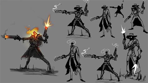 Early Raul Concept Art for our rogue-lite, NeverMore! | Scrolller