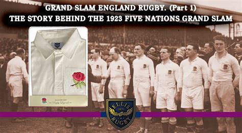 Grand Slam England Rugby – 1923 Five Nations - Ellis Rugby