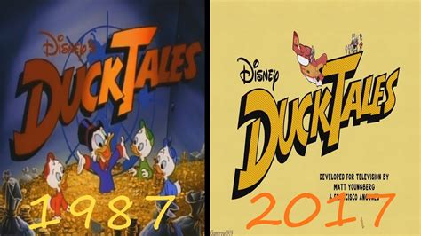 DuckTales 1987/2017 Theme Song Comparison(Separate)♡•.:* - YouTube