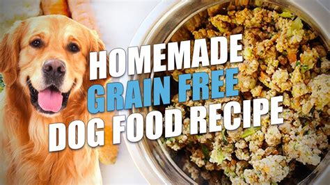 Homemade Grain Free Dog Food Recipe (Healthy and Cheap) - YouTube