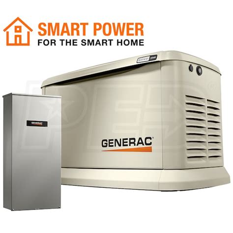 Generac Guardian 7043 ® 22kW Standby Generator System 200A Service ...