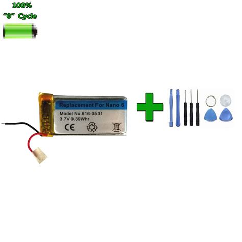 Brand New 616 0531 0.39Whr Battery For Apple iPod Nano 6 6th Gen 8GB ...