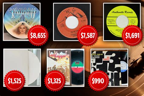 Most valuable vinyl records revealed - do you have one worth up to $8,655 in your collection ...