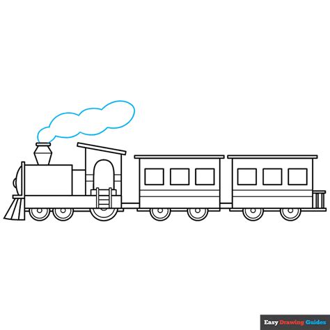 How To Draw A Train Step By Step