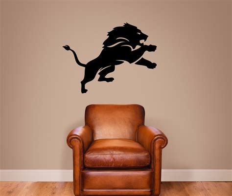 Detroit Lions Vinyl Wall Decal Sticker Graphic