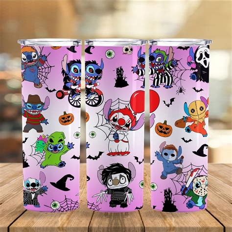 Stitch Horror Halloween Costume Png 20oz Tumbler Wrap Stitch - Etsy